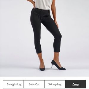 NWT Betabrand Black Capri Pants